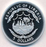 Libéria 2011. 5$ Cu "Nagy Hadvezérek - Georgij Zsukov" multicolor, tanúsítvánnyal T:PP
Li...