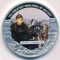 Libéria 2011. 5$ Cu "Nagy Hadvezérek - Helmuth von Moltke" multicolor, tanúsítvánnyal T:PP Liberia 2011. 5 Dollars Cu "The Greatest Warlords of History - Helmuth von Moltke" multicolor, with certificate C:PP