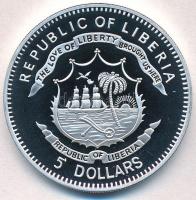 Libéria 2011. 5$ Cu "Nagy Hadvezérek - Jamamoto Iszoroku" multicolor, tanúsítvánnyal T:PP
...