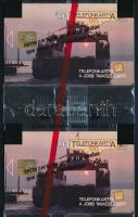 1991 2 db Balaton komp telefonkártya, összefüggő bontatlan csomagolásban
