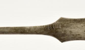 Ezüst kanál jelzett, mesterjeggyel 26 g