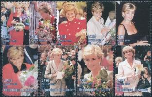 Anniversary of Princess Diana's death 9 closing values, Diana hercegnő halálának évfordulója 9 db záróérték