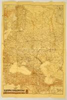 1942 Európai Oroszország térképe, 1:500000, M. Kir. Honvéd Térképészeti Intézet, 94×63 cm