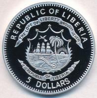 Libéria 2011. 5$ Cu "Nagy Hadvezérek - Szaladin" multicolor, tanúsítvánnyal T:PP 
Liberia...