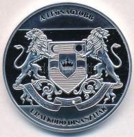 DN "A legnagyobb uralkodó dinasztiák - Árpád-ház / I. Szent István 1000-1038" ezüstözött C...