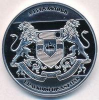 DN "A legnagyobb uralkodó dinasztiák - Romanov-ház / I. Nagy Péter 1682-1725" ezüstözött C...