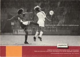 4 db MODERN sport reklámlap; 1969-es olasz ifjúsági játékok, labdarúgók, 1969-es szegedi maraton / 4...