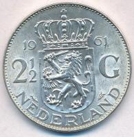 Hollandia 1961. 2 1/2G Ag "Julianna" T:1-
Netherlands 1961. 2 1/2 Gulden Ag "Juliana...