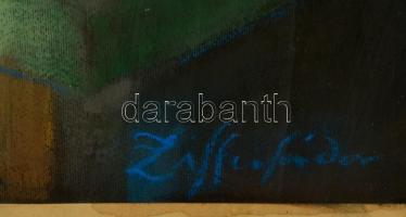 Ziffer jelzéssel: Orgonás csendélet. Pasztell, papír, üvegezett keretben, 47×35 cm