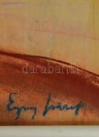 Egry jelzéssel: Fonyód. Vegyes technika, papír, üvegezett keretben, 28×39 cm