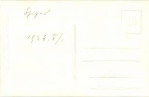 1926 Szeged őrnaszád (monitorhajó) Óbudán az öbölben. Dunai Flottilla / Donau-Flottille / Hungarian ...