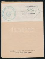 1938 Magyar Nemzetiszocialista Párt Szálasi ismertető füzet 4p. Hátoldalán a titkár saját kezű aláír...