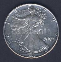 USA 1992. 1$ Ag / 1oz. "Liberty-Sas" T:2