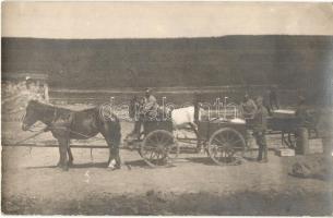 1916 Lopanow, Lopanov; Tábori konyhák / WWI K.u.K. military field kitchens, photo