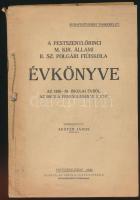 1939-1944 A Pestszentlőrinci M. Kir. Állami II. Sz. Polgári Fiúiskola Évkönyve. Az iskola fennállásának I-VI. éve, 1938-39-es tanévtől az 1943-1944-es tanévig.Szerk.: Seötér János. Pestszentlőrinc, 1939-1944, Iskola Igazgatósága., (Garab József Könyvnyomdája Cegléd), 28+28+28+28+24+18+2 p. Füzött papírkötésben, egybekötve, kissé laza kötéssel.