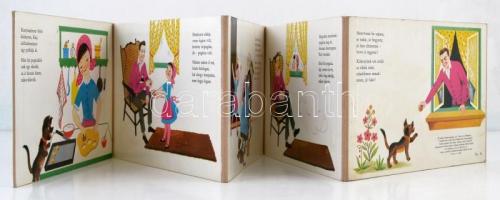 Nadányi Zoltán: Az első pogácsa. Rajzolta K. Lukáts Kató. Bp., 1976, Móra. Kiadói kartonált leporell...