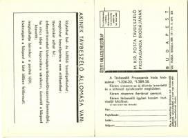 'Lépjen be a távbeszélő előfizetők sorába!!!', a Magyar Királyi Posta Távbeszélő Propagand...