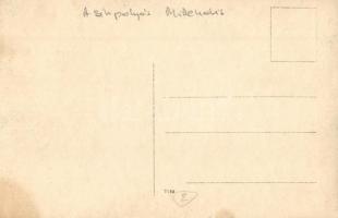 ~1919 Budapesti Millenáris síkpálya, kerékpáros verseny versenyzőkkel / Hungarian bicycle race, phot...