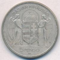 1930. 5P Ag "Horthy jobbra" T:2-
Adamo P8