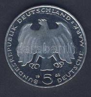 NSZK 1983. 5M Ag "Karl Marx" T:BU