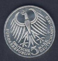NSZK 1975. 5M Ag "Friedrich Ebert" T:BU