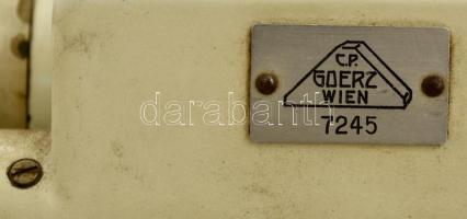 C. P. Goerz Wien tüzérségi teodolit, tájoló, jelzett, m: 20 cm