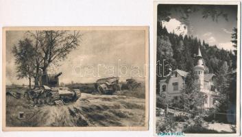 Érintetlen képeslap hagyaték: kb 180 db háború előtti képeslap sok magyar és történelmi magyar város...