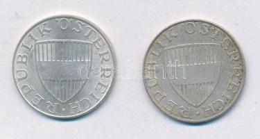 Ausztria 1958-1971. 10Sch Ag (2x) T:2,2-
Austria 1958-1971. 10 Schilling Ag (2x) C:XF,VF