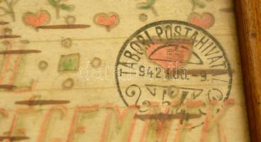 1942 3 db bekeretezett (közte 2 db nyírfakéregre írt) tábori postai levelezőlap