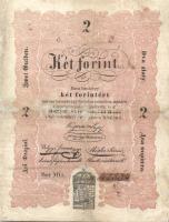 1848. 2Ft "Kossuth bankó" (4x) T:restaurált