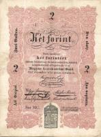 1848. 2Ft "Kossuth bankó" (4x) T:restaurált