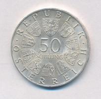 Ausztria 1968. 50Sch Ag "50 éves a Köztársaság" T:2
Austria 1968. 50 Schilling Ag "5...