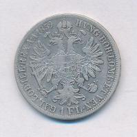 Ausztria 1859A 1Fl Ag "Ferenc József" T:2-,3 Austria 1859A 1 Florin Ag "Franz Joseph&...