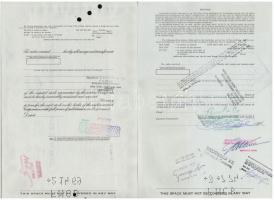 Amerikai Egyesült Államok 1958-1979. 10db-os vegyes részvény tétel, benne "CCI Corporation"...