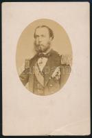 cca 1860 Habsburg Miksa (1832-1867) főherceg, mexikói császár (1863-1867) fotója, 10x6.5 cm./ cca 1860 Photo of Maximilian I. Emperor of Mexico (1863-1867), Ferdinand Maximilian Joseph Maria von Habsburg-Lothringen (1832-1867), Archduke of Austria, 10x6.5 cm.