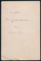 cca 1860 Habsburg Miksa (1832-1867) főherceg, mexikói császár (1863-1867) fotója, 10x6.5 cm./
cca 1...