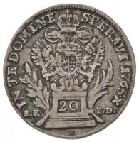 1765BP / SK-PD 20kr Ag "Lotharingiai Ferenc" (6,5g) T:1-,2 Hungary 1765BP / SK-PD 20 Kreuz...