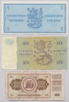 Vegyes: Jugoszlávia 1968. 10D + Finnország 1963. 5M + 1980. 10M T:III,III-
Mixed: Yugoslavia 1968. ...