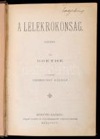 Goethe: A lélekrokonság. Fordította: Kemenczky Kálmán. Bp.,é.n., Könyves Kálmán. Kiadói festett, ara...