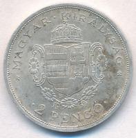 1935. 2P Ag "Rákóczi" T:1-,2 patina
Adamo P7.2