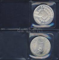 1981. 500Ft Ag + 500Ft Ag "Labdarúgó VB" pár T:BU Eredeti tokban!