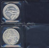 1981. 500Ft Ag + 500Ft Ag "Labdarúgó VB" pár T:BU Eredeti tokban!