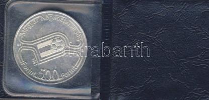 1981. 500Ft Ag "Labdarúgó VB" T:BU Eredeti tokban!