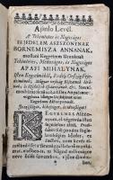 [Comaromi C. György (Komáromi Csipkés György) (1628-1678)]: [Papistaság Ujsaga, az az, Olly munka, m...