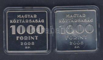 2008. 1000Ft + 1000Ft "Telefonhírmondó" pár T:BU+PP