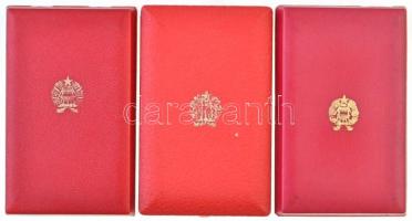 1951. "Közbiztonsági Érem" arany-, ezüst és bronz fokozata (3xklf) a határőrség tagjai rés...