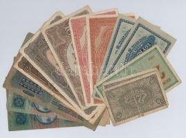 1913-1920. 13db-os vegyes korona bankjegy tétel T:III-IV