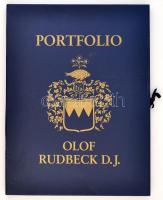 1998 Olof Rudbeck D.J.: Portfolio. Stockholm, René Coeckelberghs, 15 p.+35 t. Kiadói kartonmappában,...