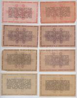 1946. 13db-os vegyes magyar adópengő bankjegy tétel, közte fordított címeres T:III,III-