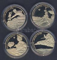 2001. 200Ft 4 klf db "János Vitéz, Pál utcai fiúk, Toldi, Lúdas Matyi" sor T:PP